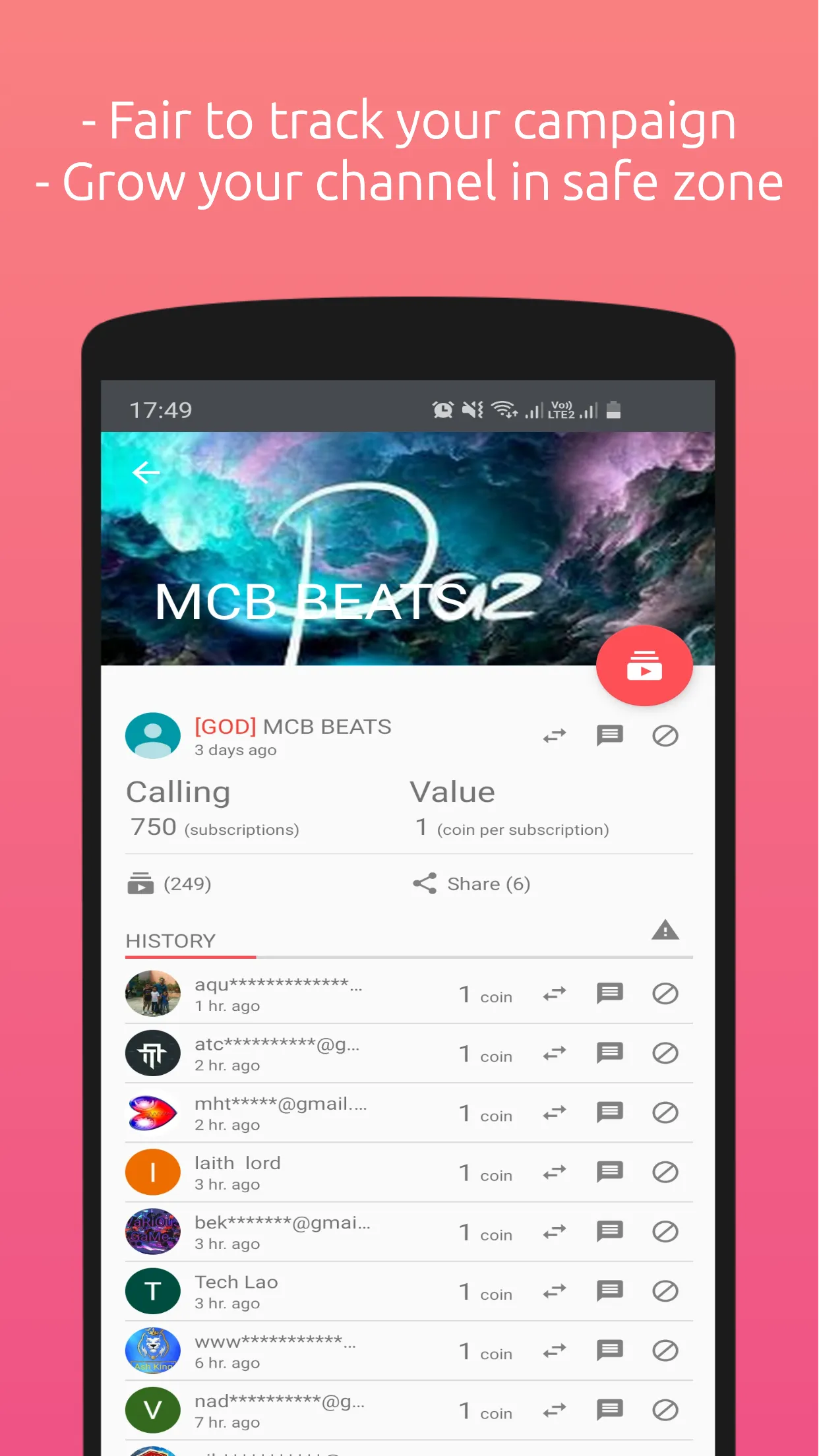 uTubeX - Boost your channel | Indus Appstore | Screenshot