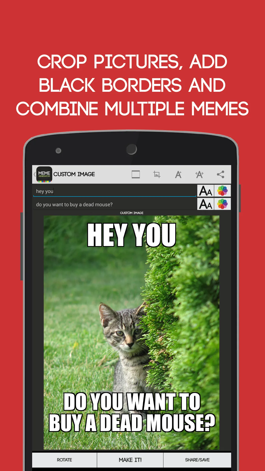 Meme Generator (old design) | Indus Appstore | Screenshot