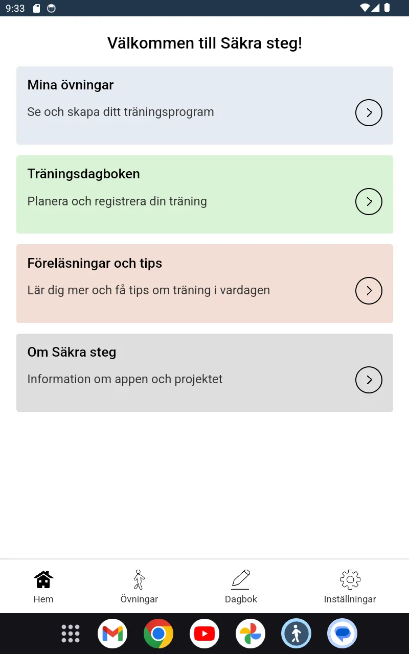 Säkra steg | Indus Appstore | Screenshot