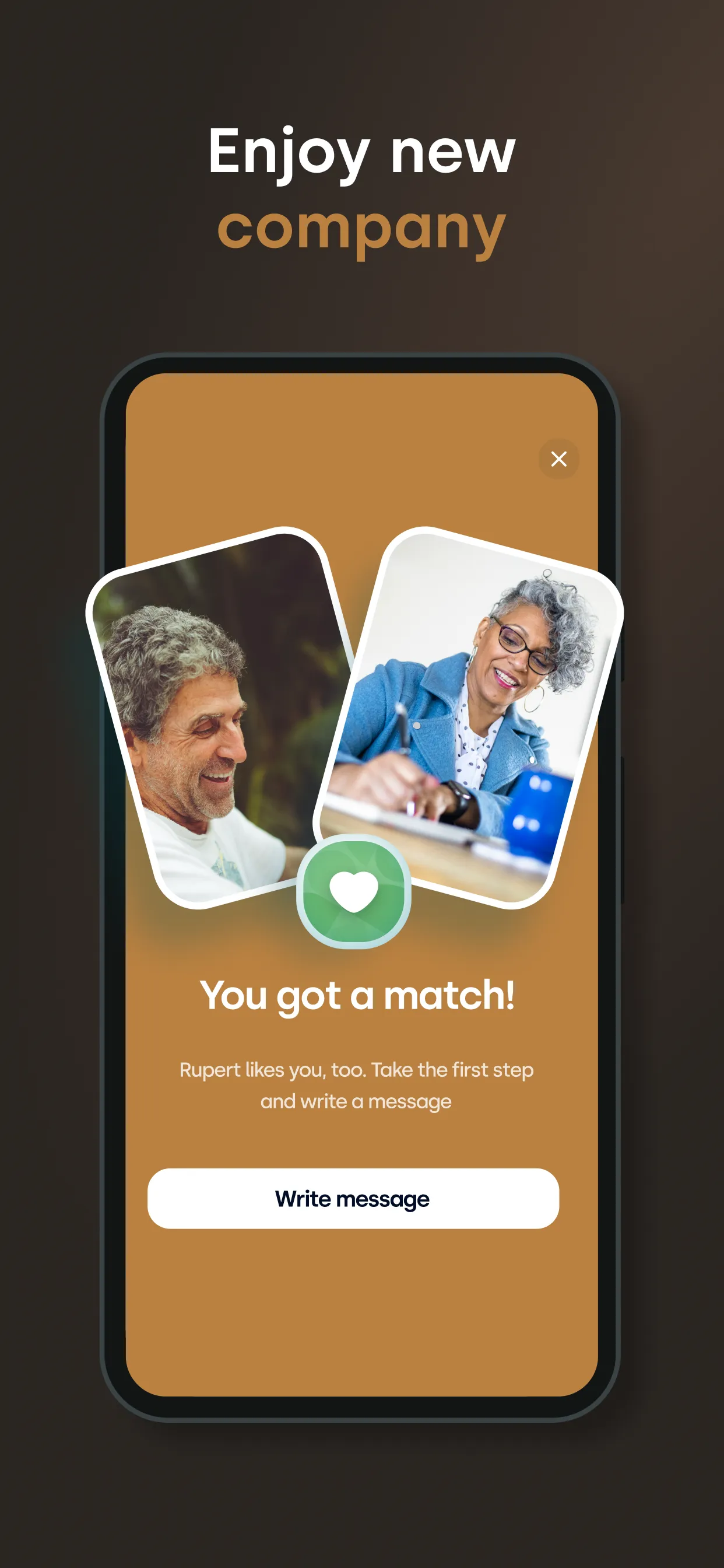 FINALLY: Mature singles dating | Indus Appstore | Screenshot