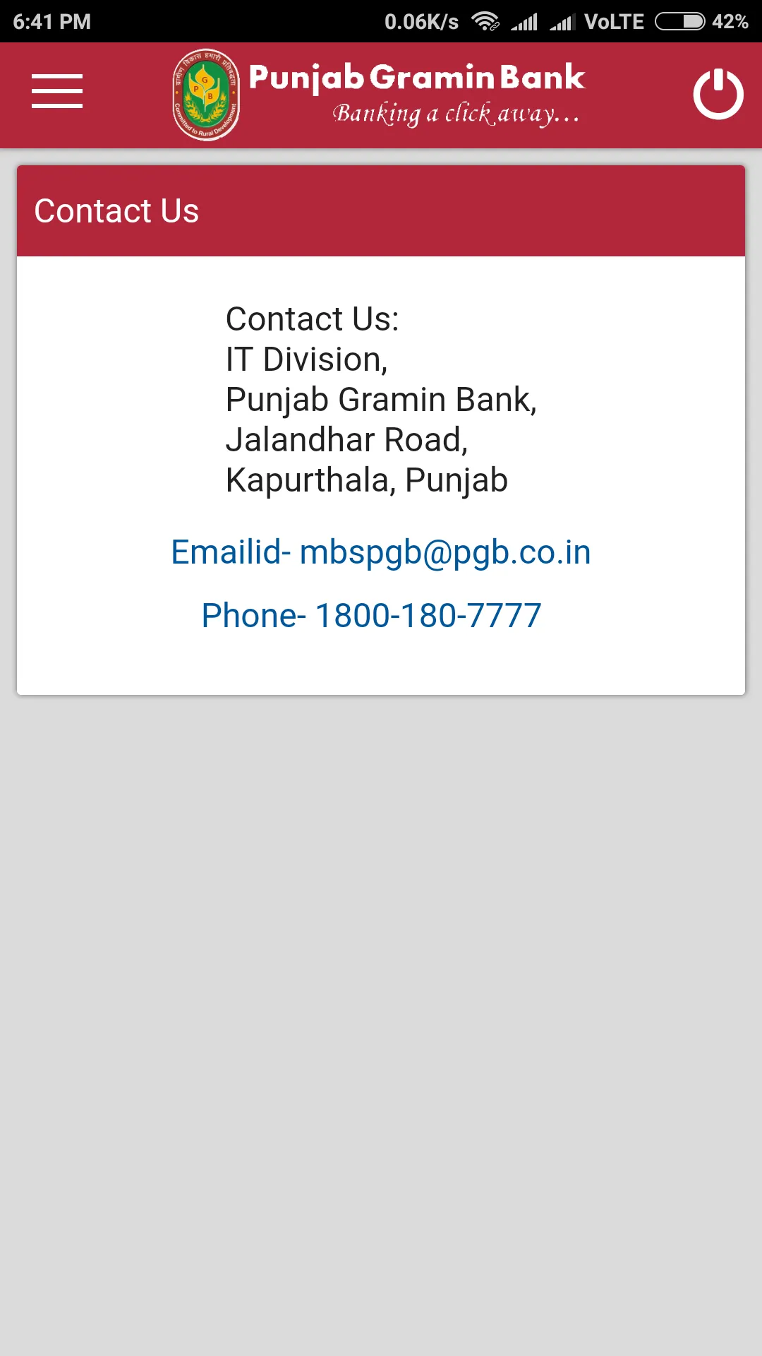 PGB mBanking | Indus Appstore | Screenshot