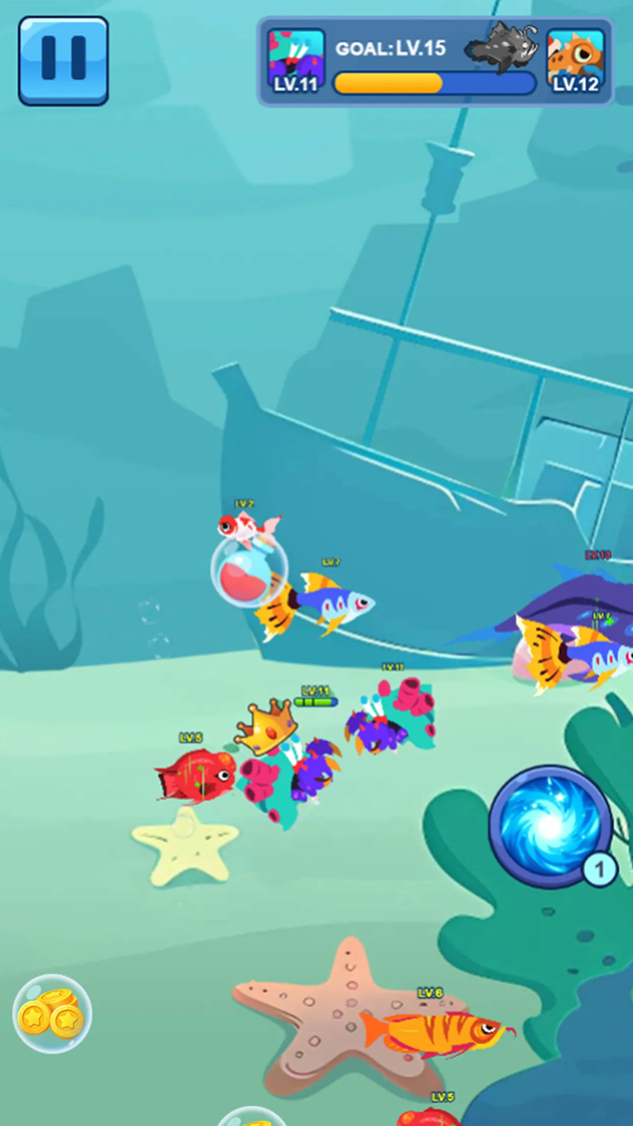 Ocean Club-Fish Fight | Indus Appstore | Screenshot
