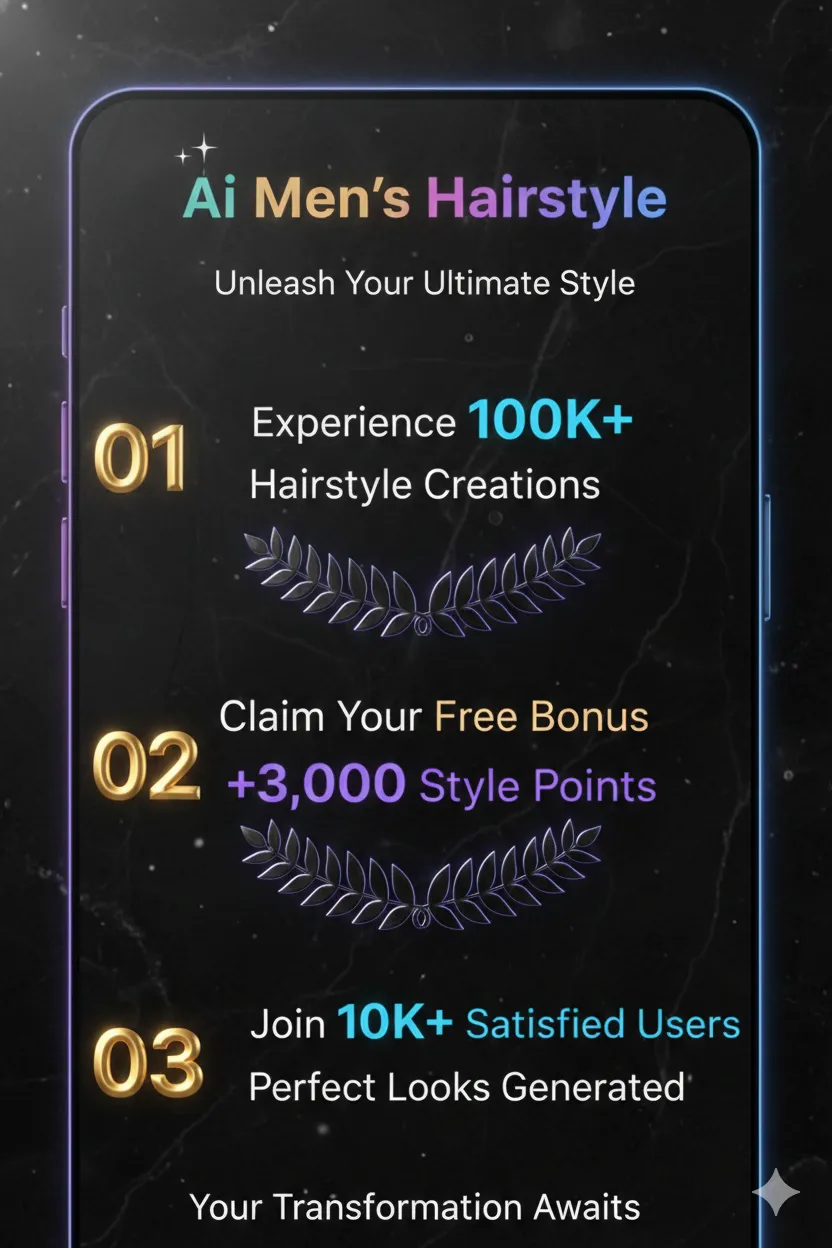 AI Men's Hairstyle: Try On | Indus Appstore | Screenshot