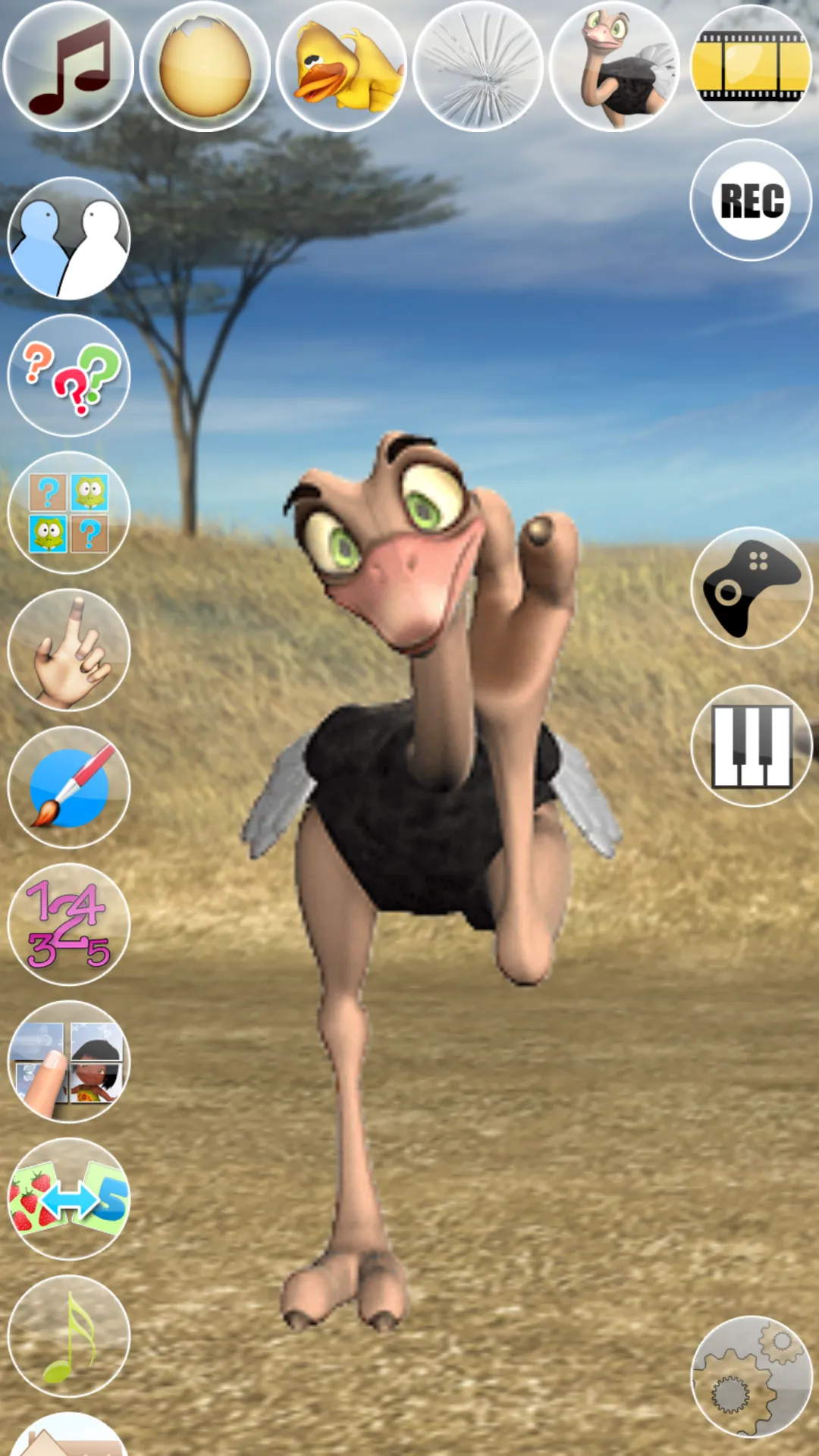 Talking Joe Ostrich | Indus Appstore | Screenshot