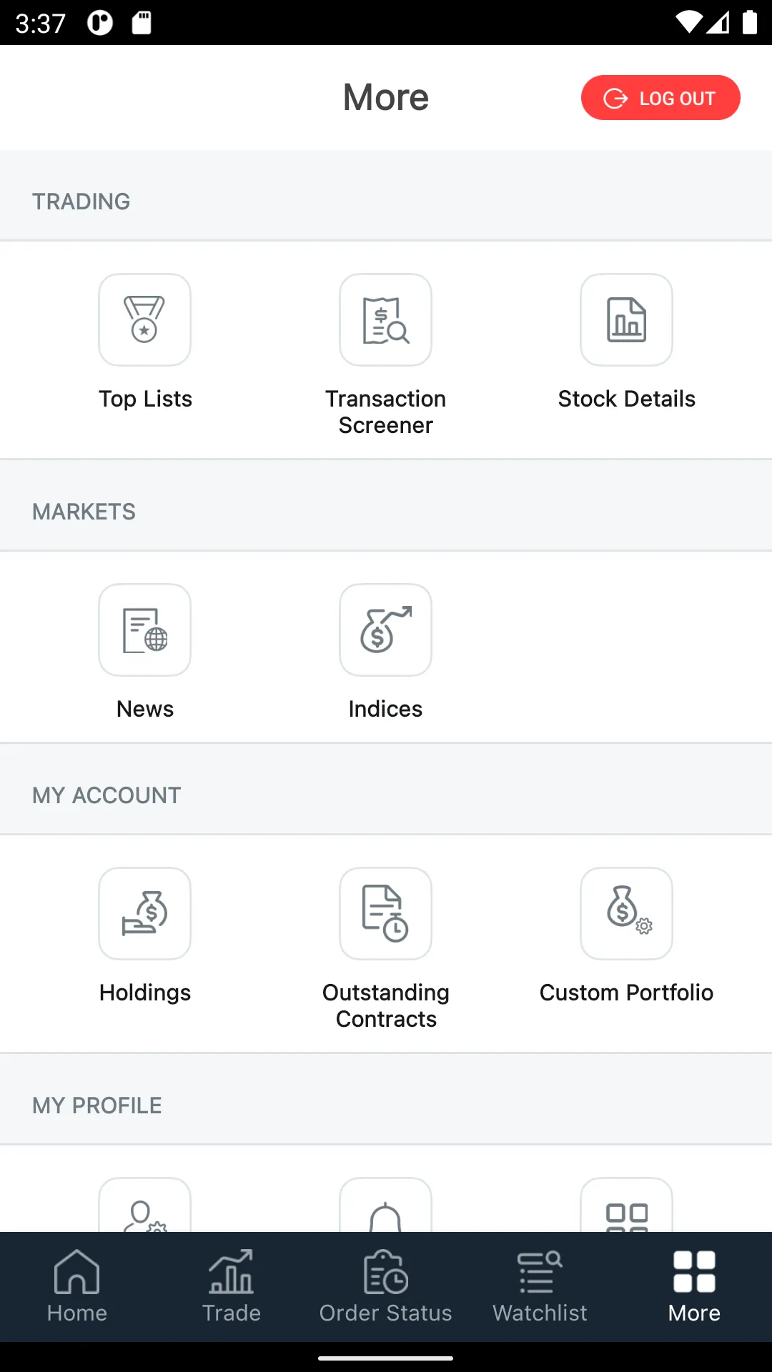 DBSV mTrading Singapore | Indus Appstore | Screenshot
