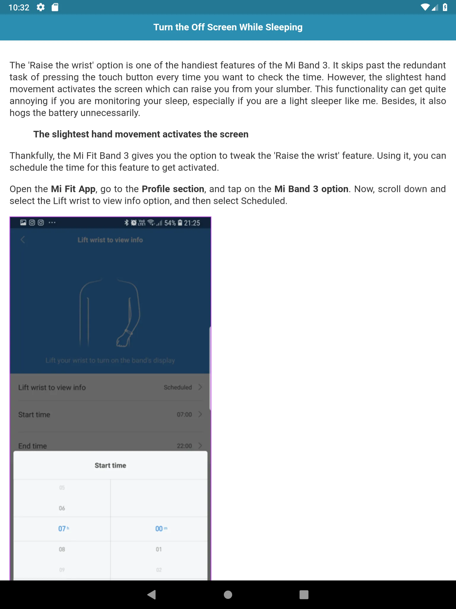 User Guide for Mi Band 3 | Indus Appstore | Screenshot