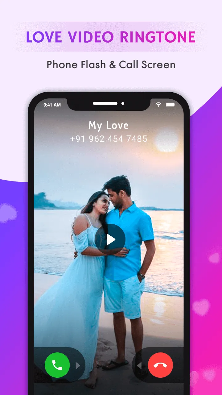 Love Video Ringtone for Incomi | Indus Appstore | Screenshot