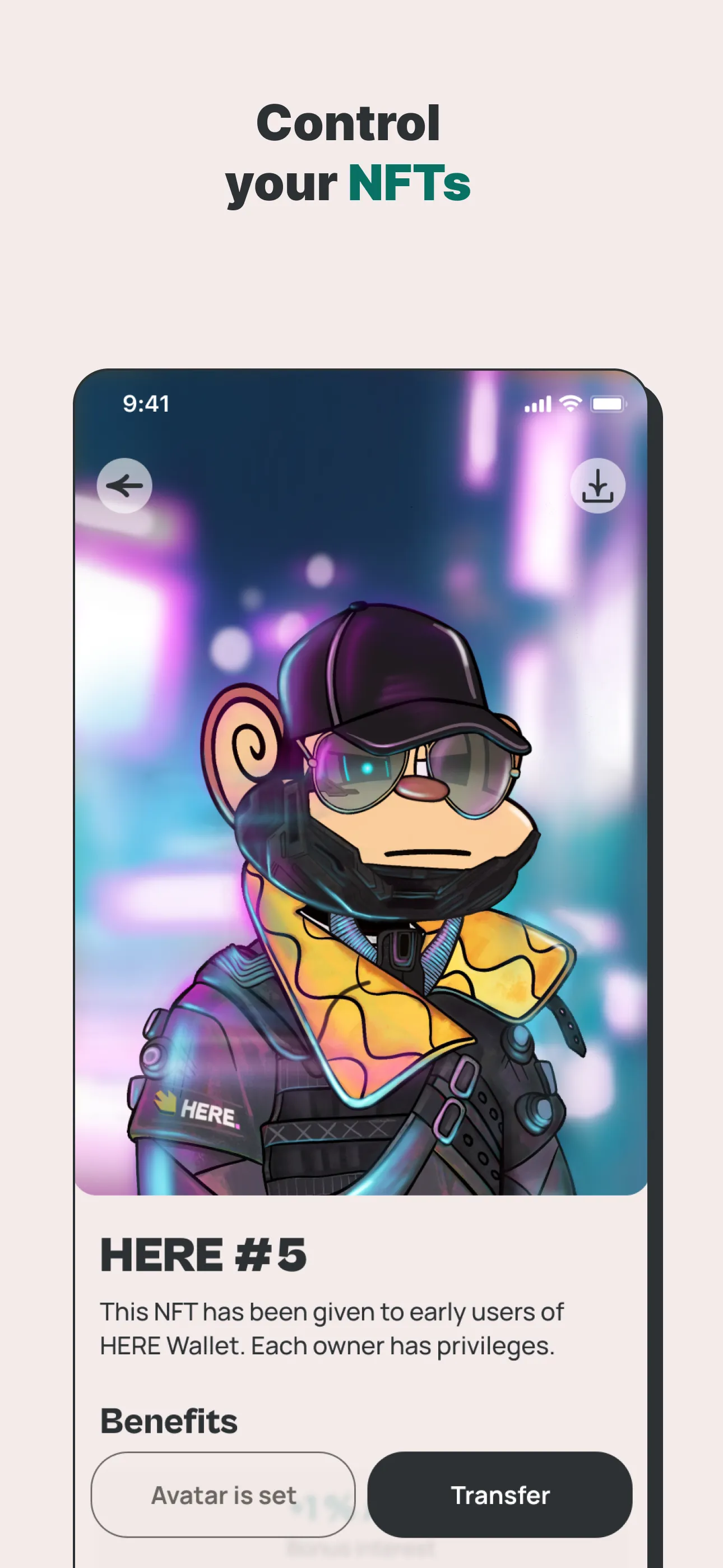 NEAR Crypto wallet - HERE | Indus Appstore | Screenshot