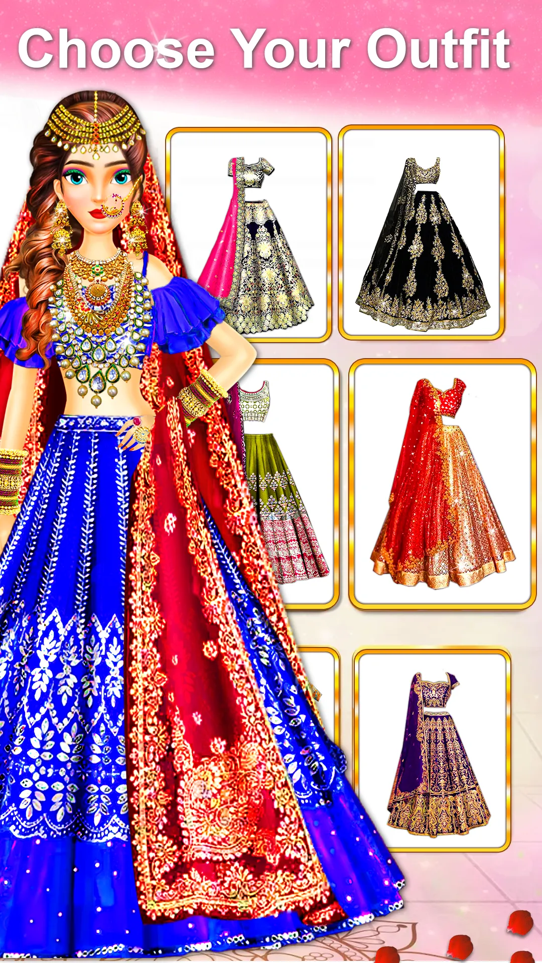 Indian Bridal Dress Up Game | Indus Appstore | Screenshot