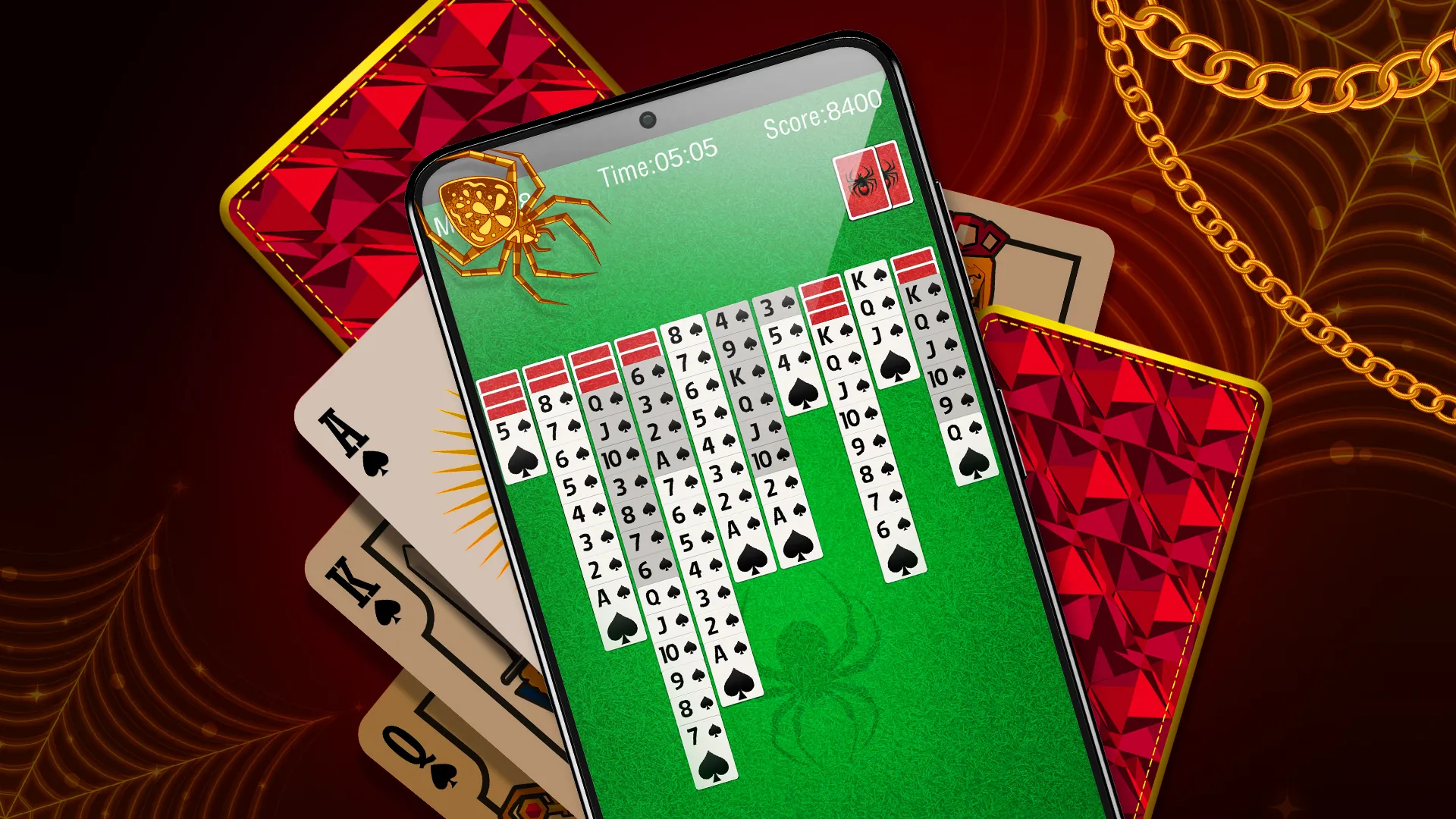 Spider Solitaire: Classic Game | Indus Appstore | Screenshot