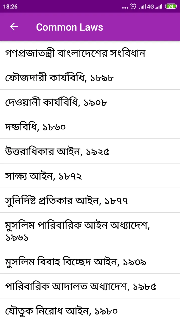 All Laws Of Bangladesh | Indus Appstore | Screenshot