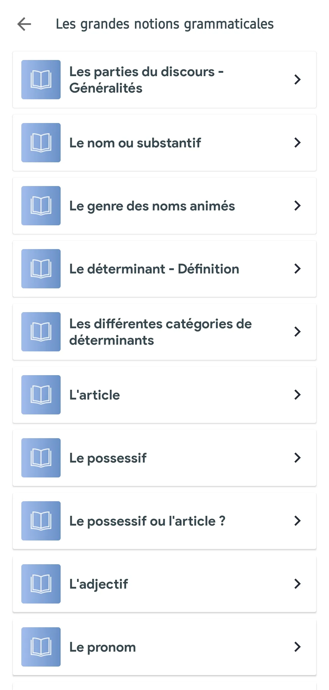 French Grammar: Learn & Test | Indus Appstore | Screenshot