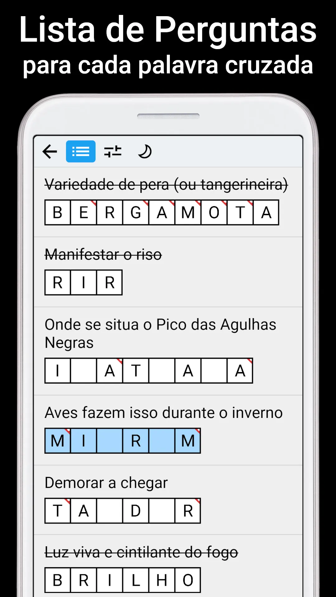 Palavras Cruzadas Diretas | Indus Appstore | Screenshot