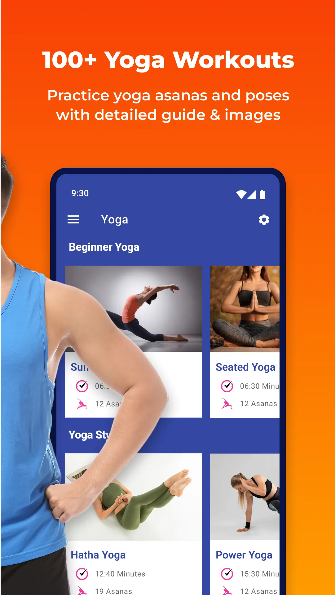 Daily Yoga Workout+Meditation | Indus Appstore | Screenshot