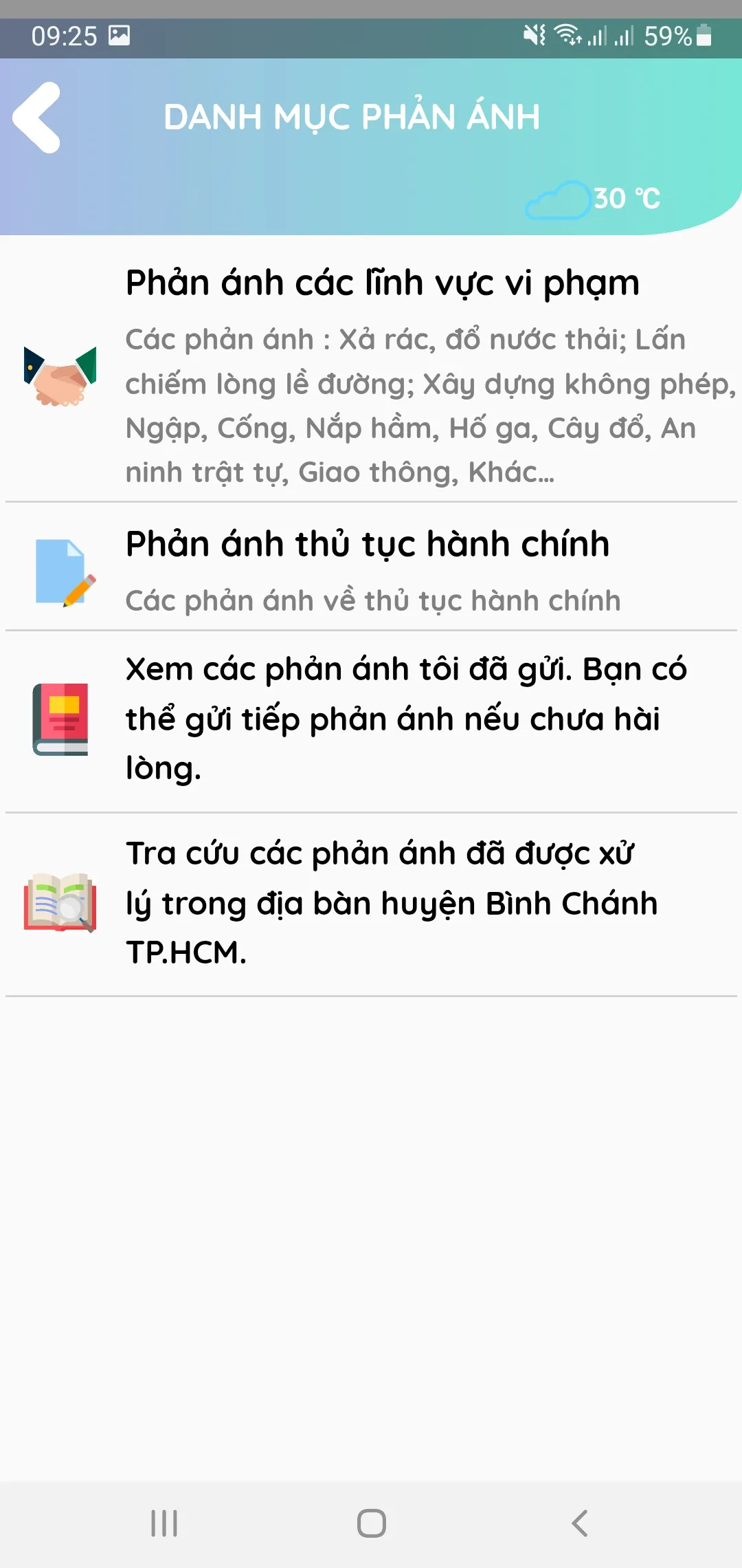 Bình Chánh Smart | Indus Appstore | Screenshot