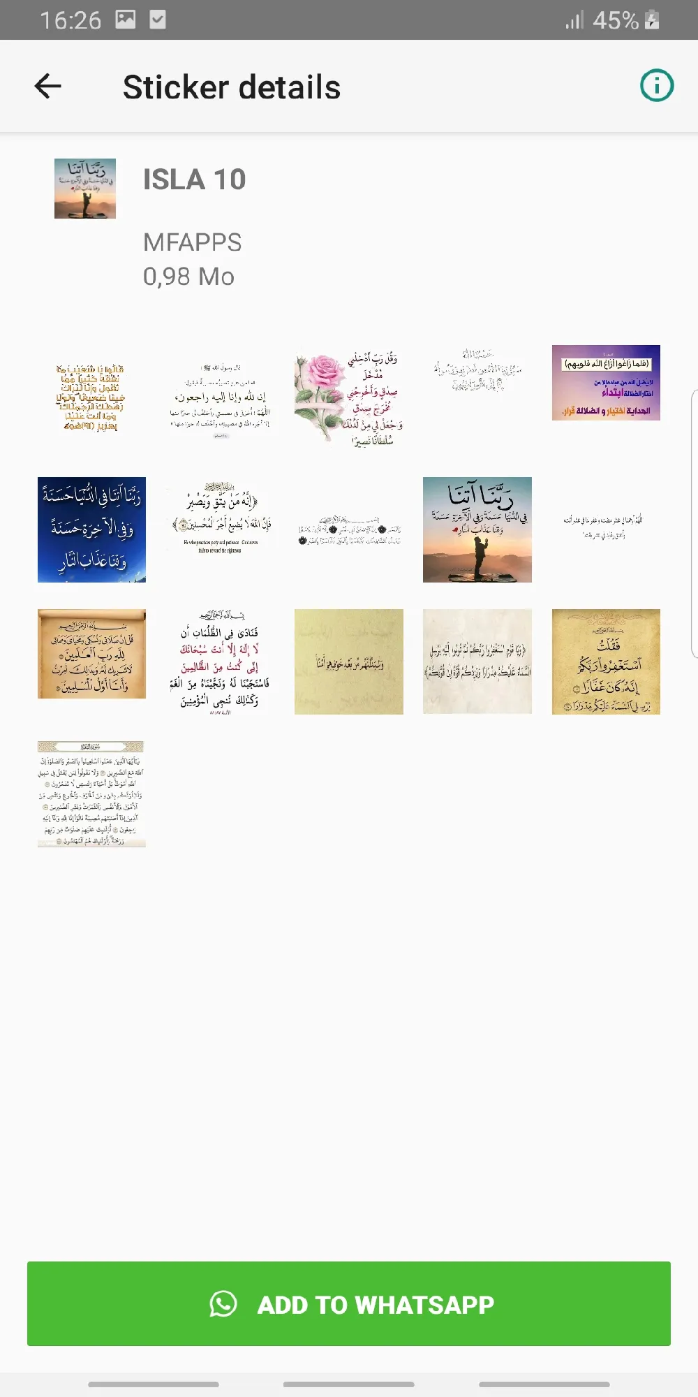 Islamic Stickers for whatsapp | Indus Appstore | Screenshot