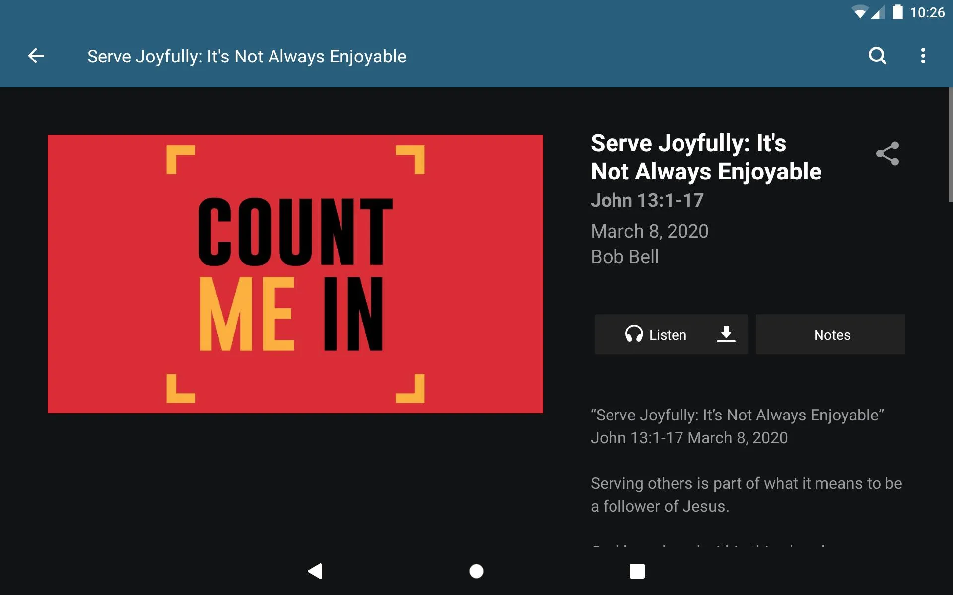 Bethany Christian Church App | Indus Appstore | Screenshot