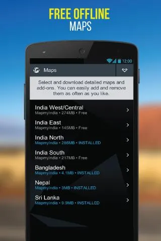 NaviMaps: 3D GPS Navigation | Indus Appstore | Screenshot