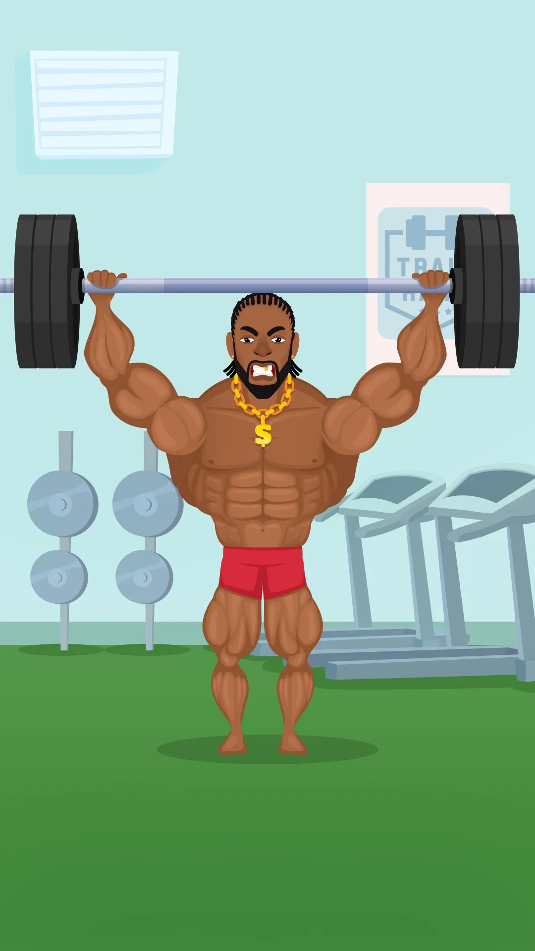 Muscle Man Clicker-Gym Workout | Indus Appstore | Screenshot