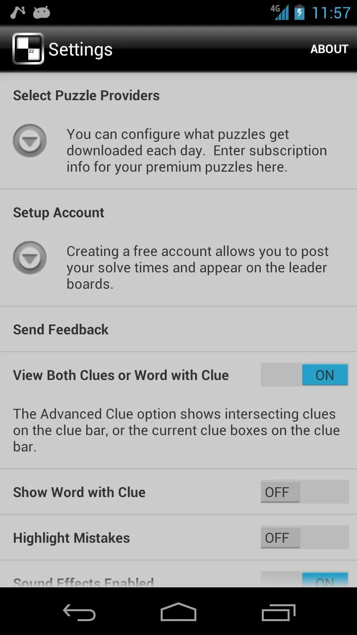 Crossword Light | Indus Appstore | Screenshot