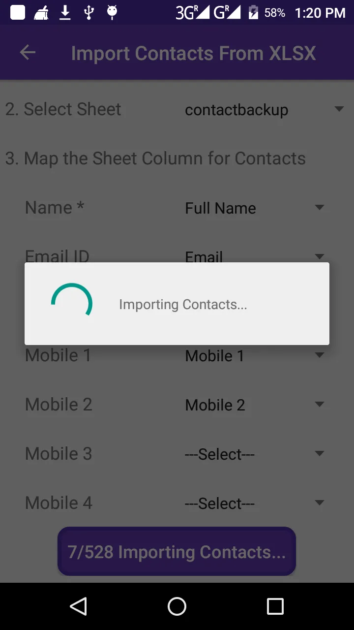 Contacts To VCF XLSX PDF CSV | Indus Appstore | Screenshot