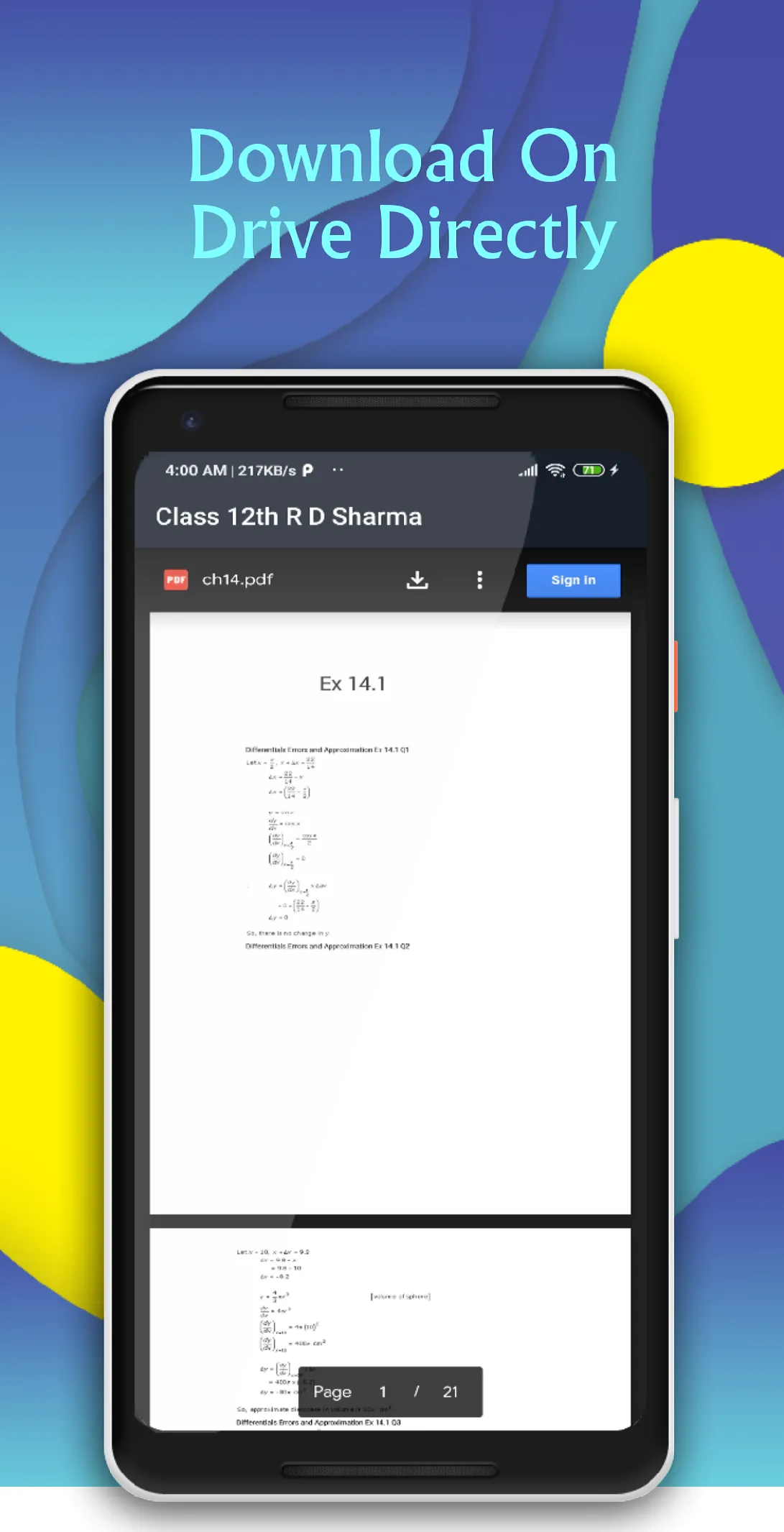 All RD Sharma Solutions 6-12 | Indus Appstore | Screenshot