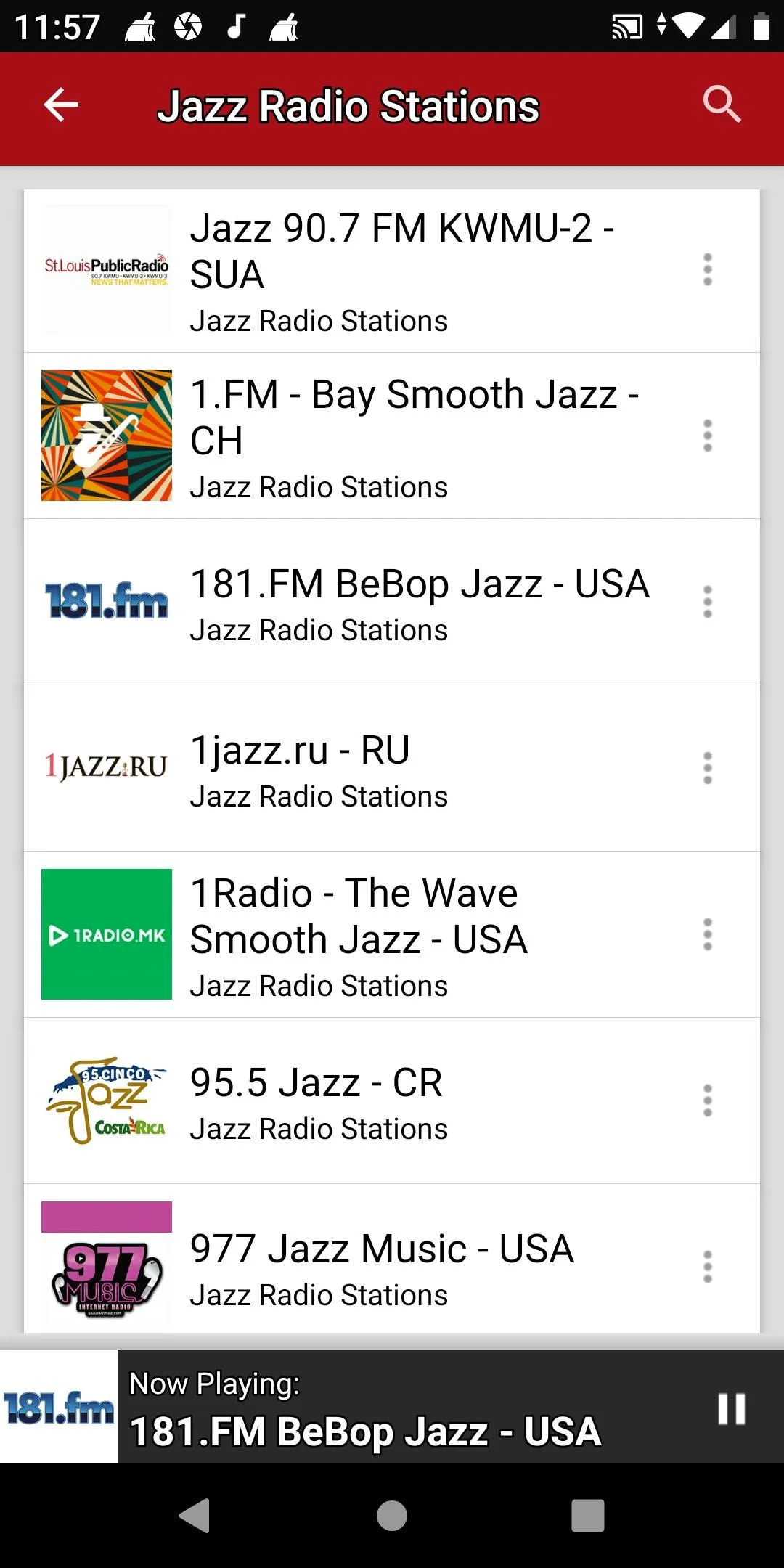 Jazz Music Radio Stations | Indus Appstore | Screenshot