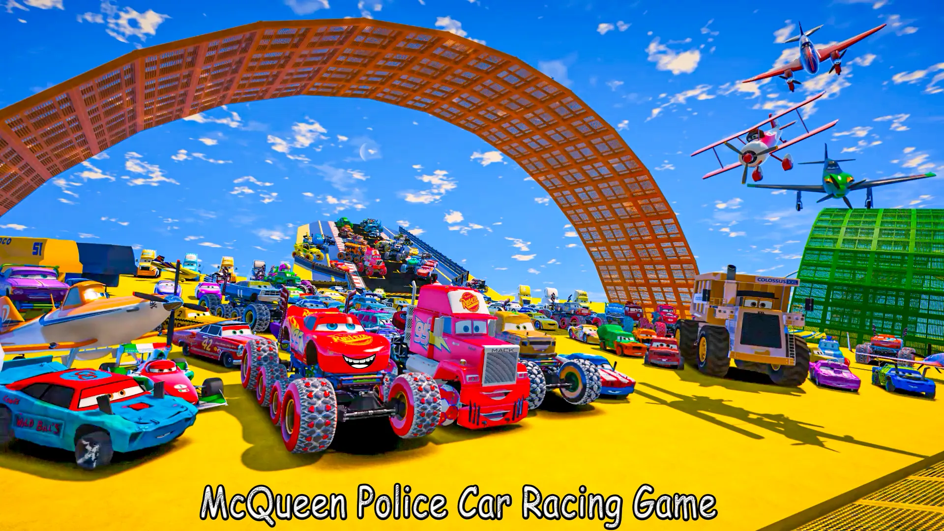 McQueen Police Car Racing Game | Indus Appstore | Screenshot