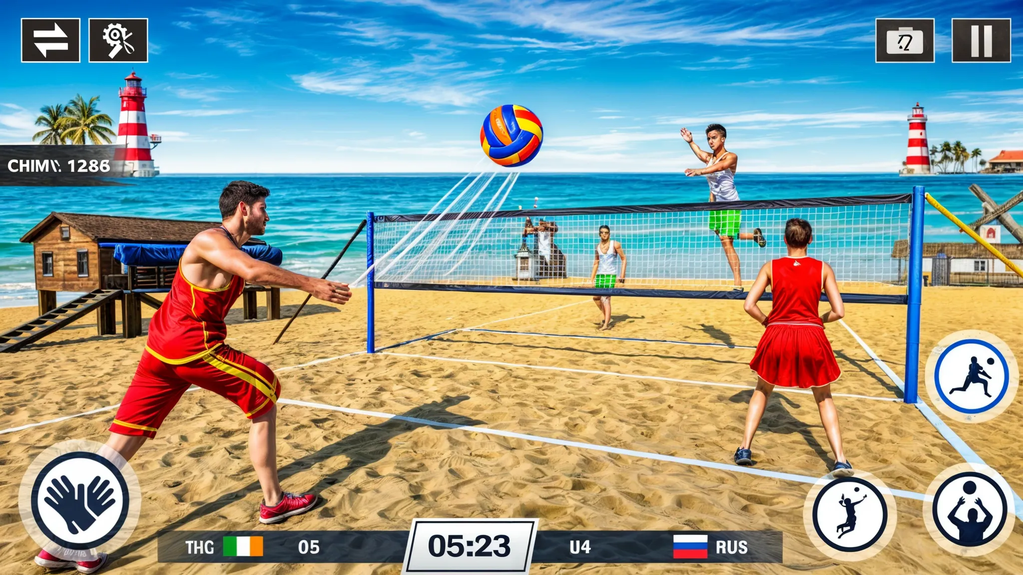 Volleyball Game 3D Sports Game | Indus Appstore | Screenshot