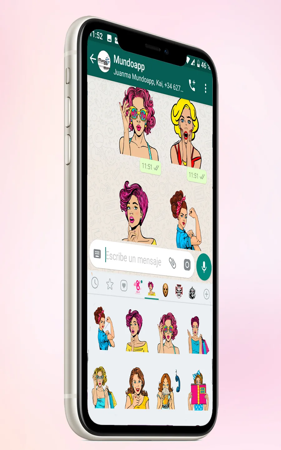 Wasticker of women | Indus Appstore | Screenshot