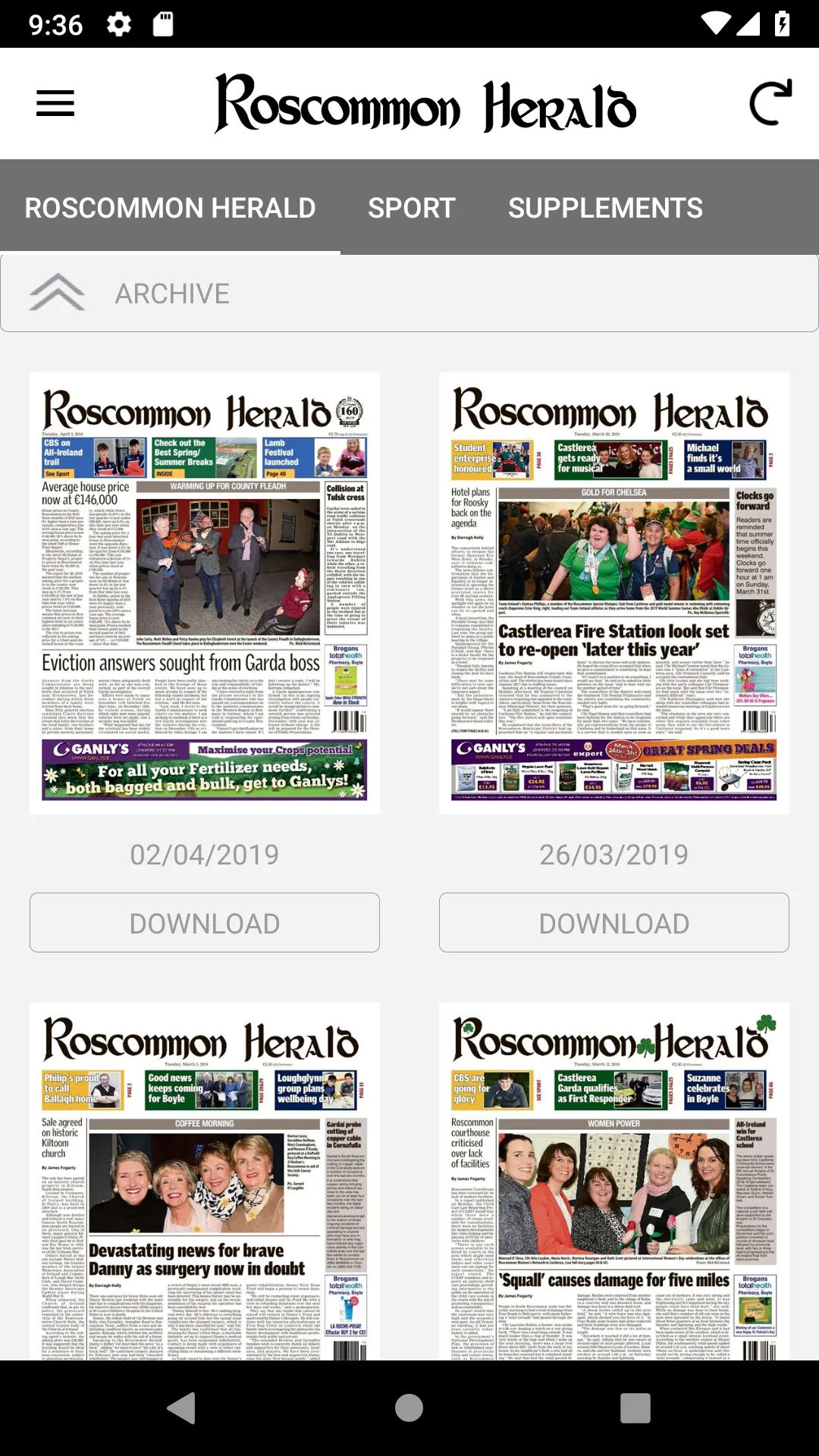 Roscommon Herald | Indus Appstore | Screenshot