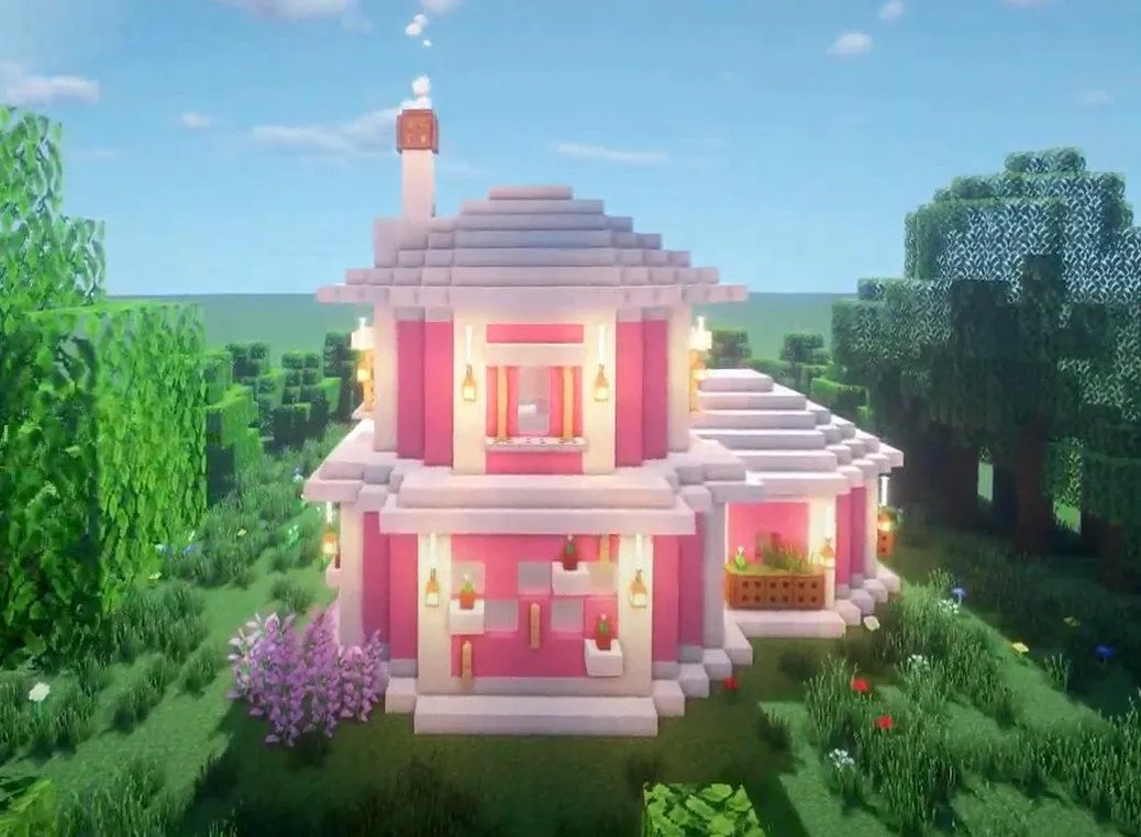 Pink House Mod Map for mcpe | Indus Appstore | Screenshot