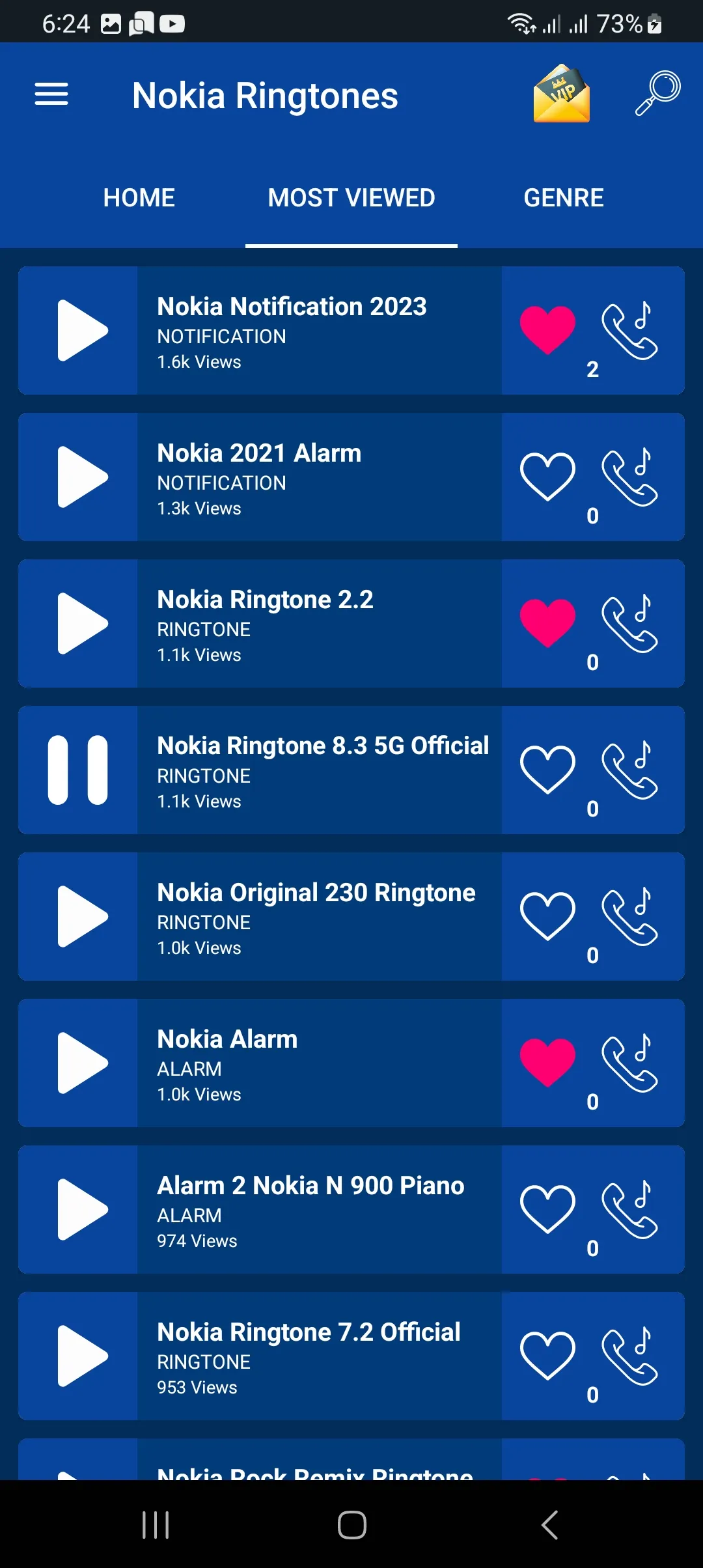 ALL NOKIA Mobile Ringtones | Indus Appstore | Screenshot