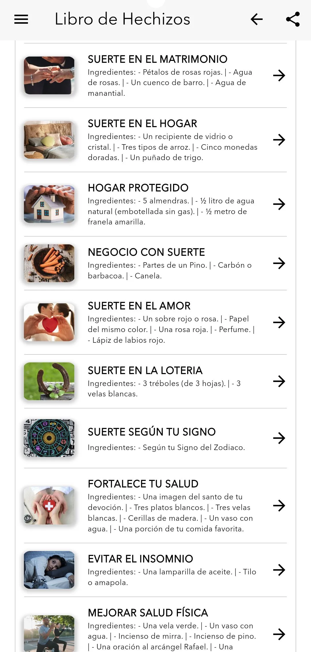 Libro de Hechizos | Indus Appstore | Screenshot