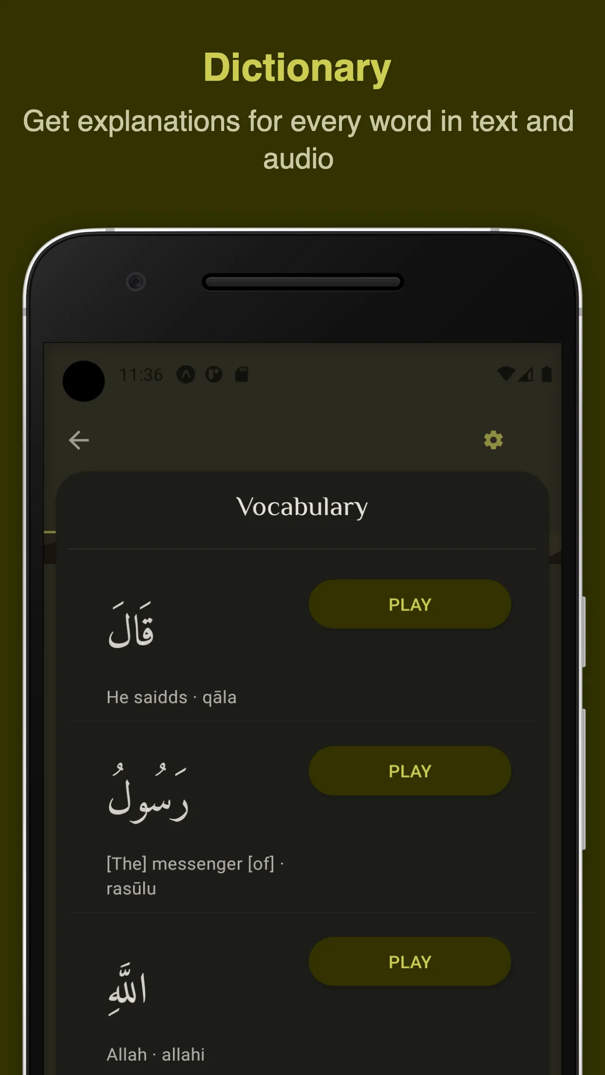 OpenArabic - Learn Vocabulary | Indus Appstore | Screenshot