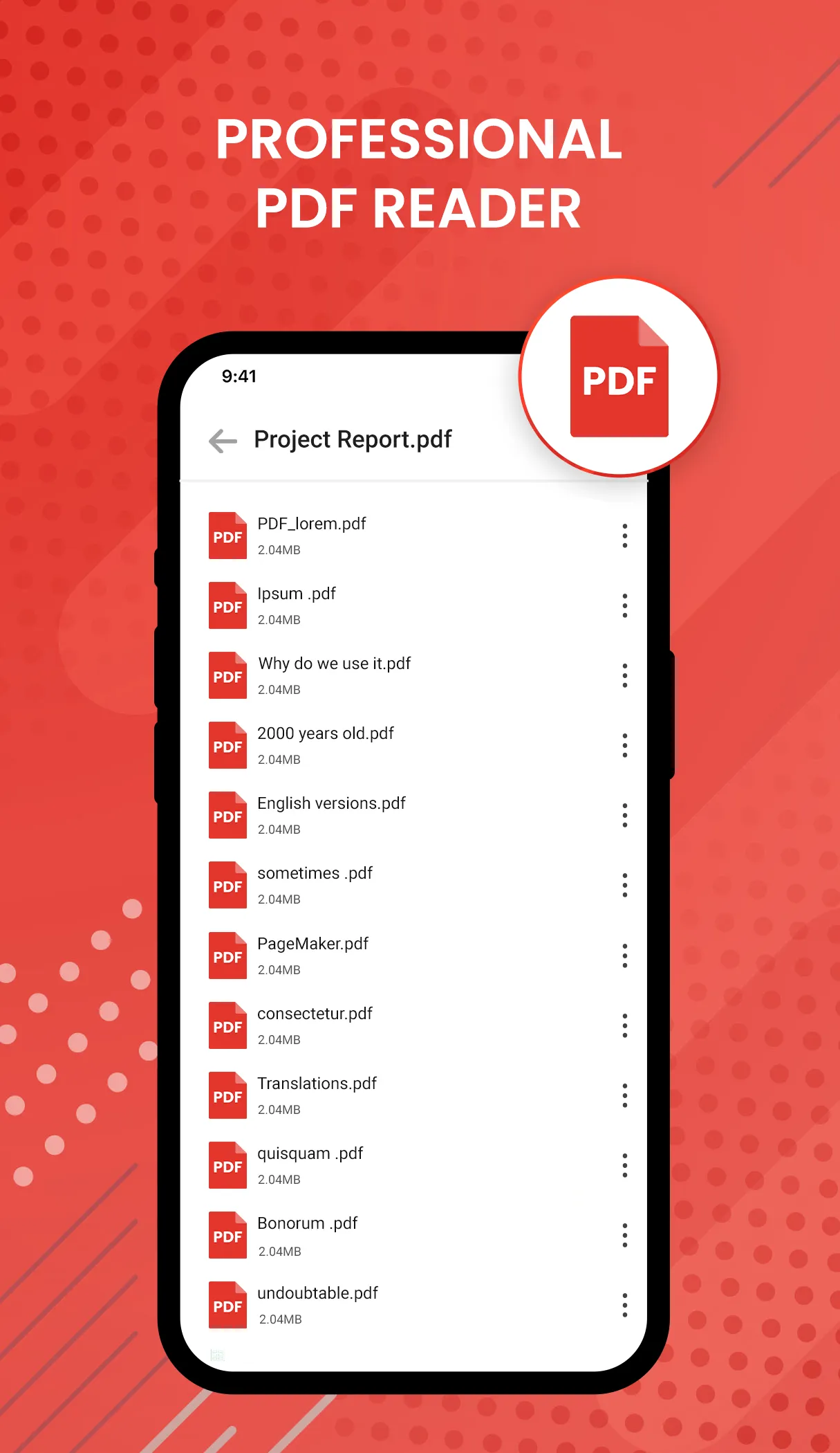 File Reader - PDF, Word, ZIP | Indus Appstore | Screenshot