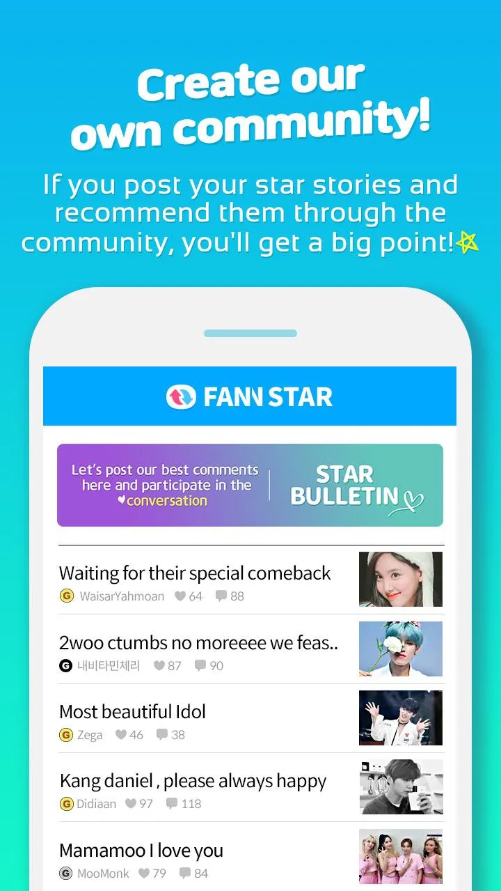 FAN N STAR (K-POP Idols Rankin | Indus Appstore | Screenshot