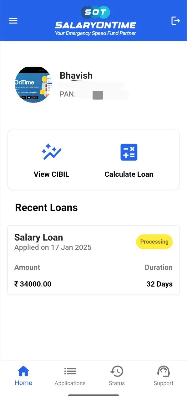 SalaryOnTime:Personal Loan App | Indus Appstore | Screenshot