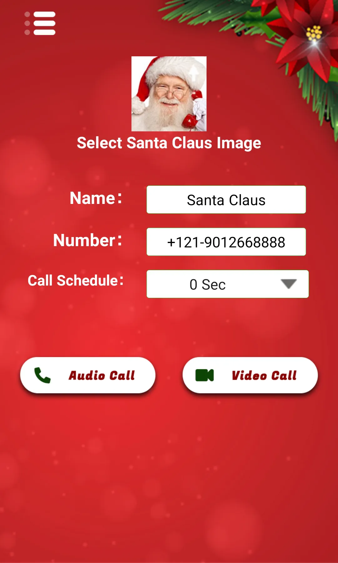 Fake Call Santa Claus - Video  | Indus Appstore | Screenshot