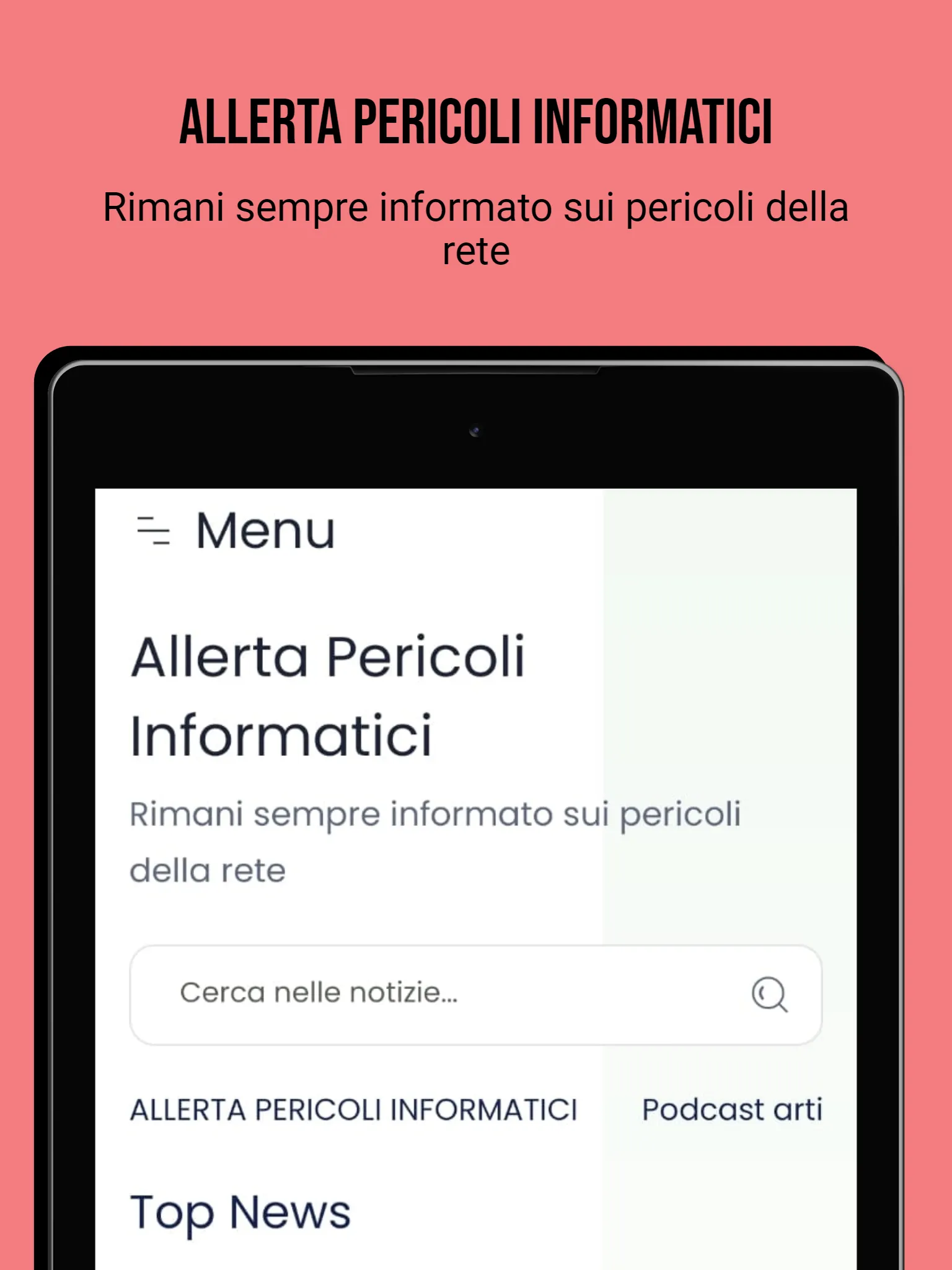 Allerta Pericoli Informatici | Indus Appstore | Screenshot