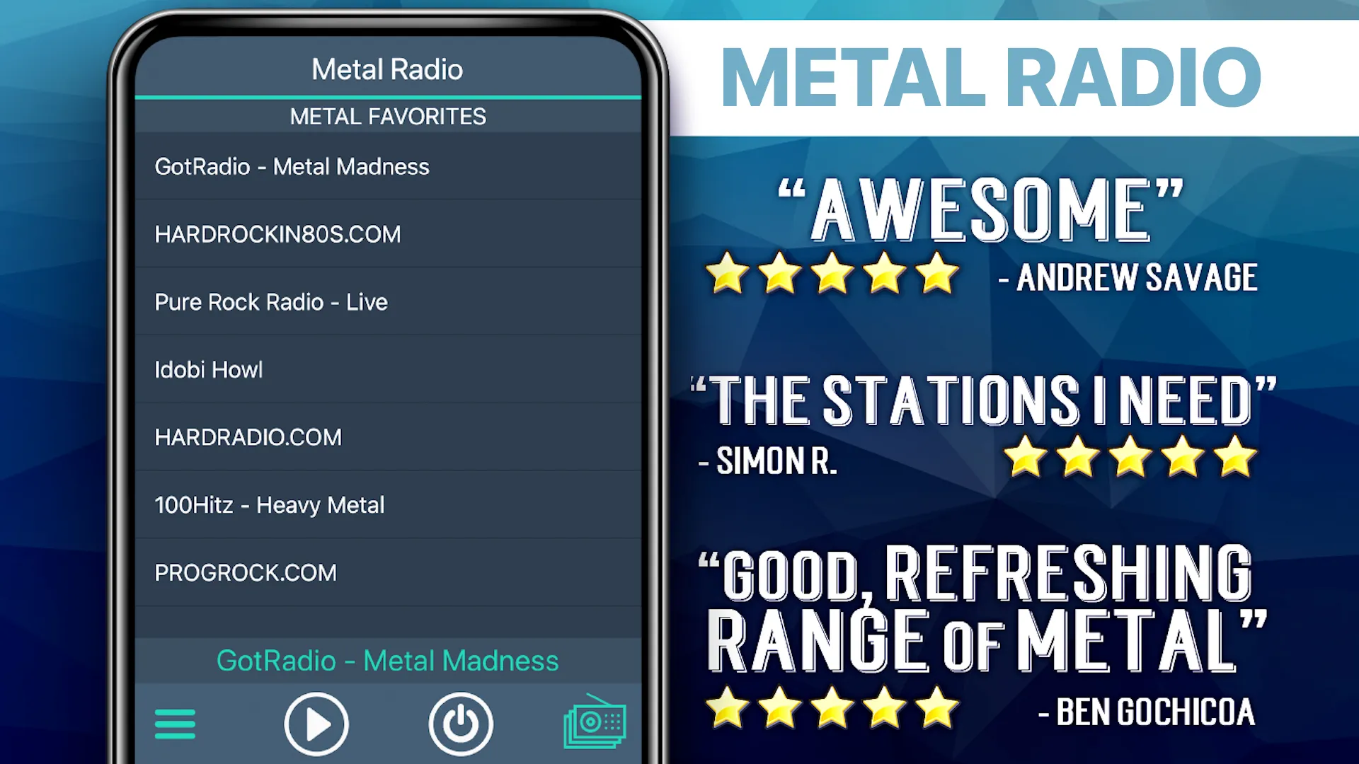 Metal Radio Favorites | Indus Appstore | Screenshot