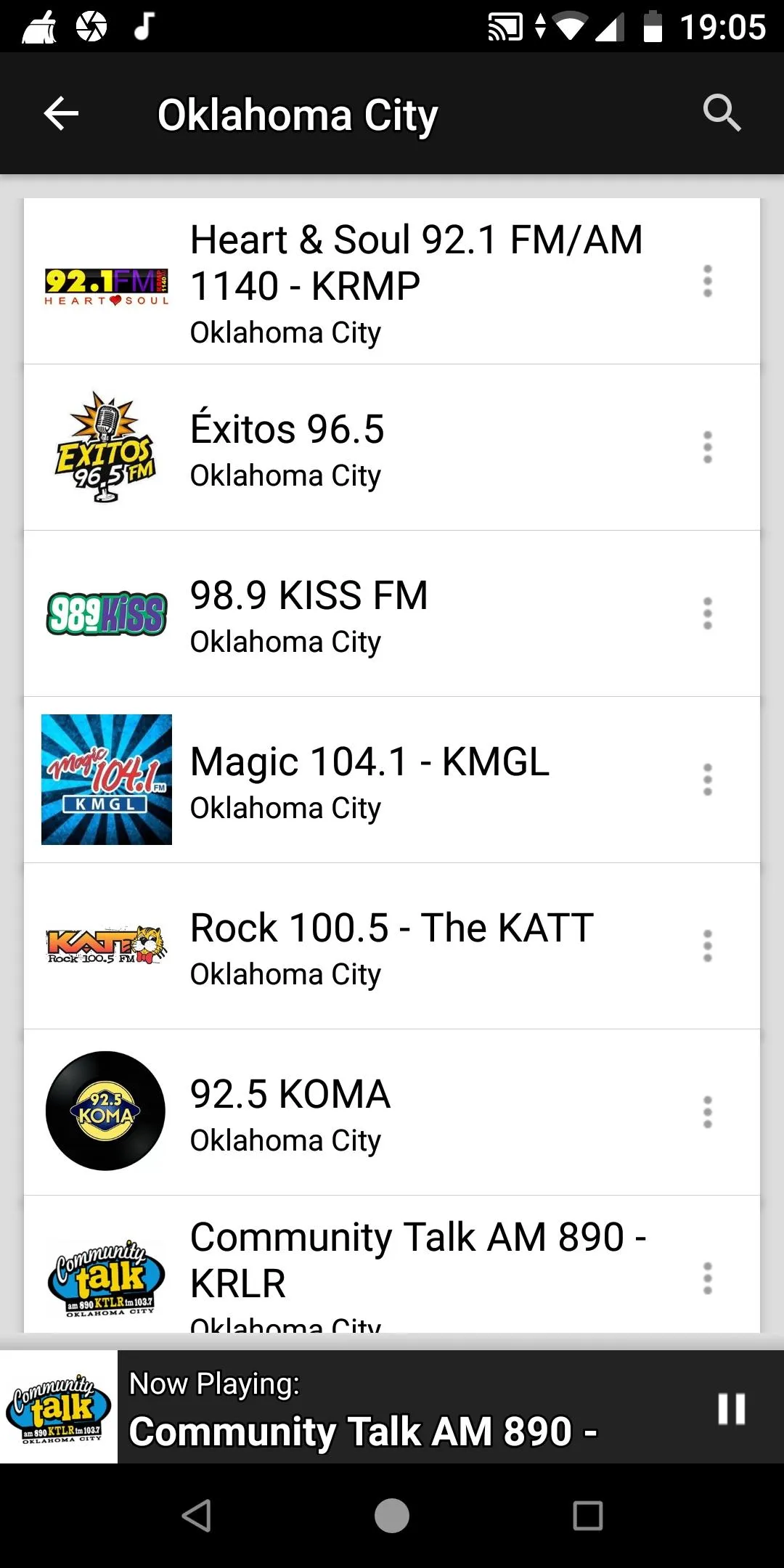 Oklahoma City Radio Stations | Indus Appstore | Screenshot