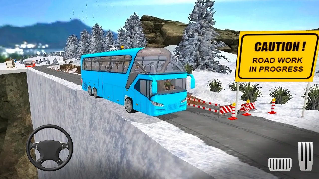 Offroad Snow Hill Bus Driving | Indus Appstore | Screenshot