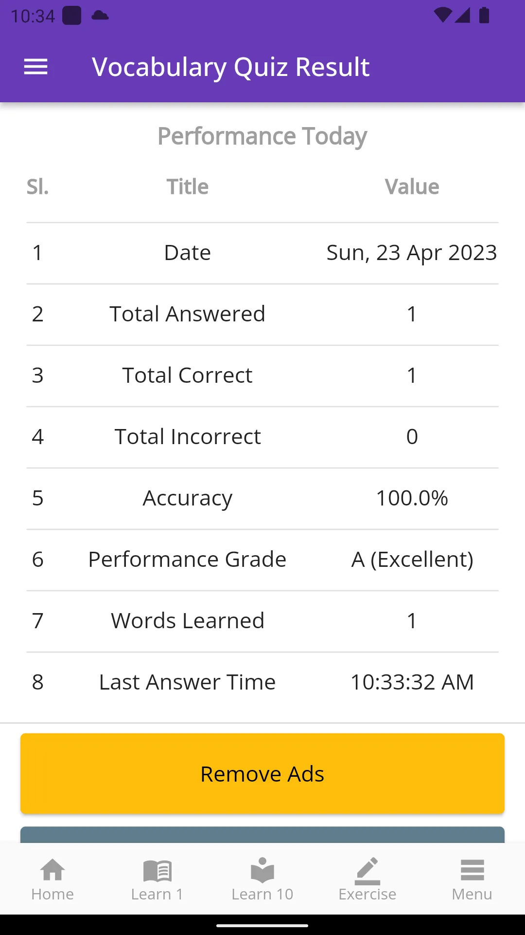 MBA Admission Vocabulary | Indus Appstore | Screenshot