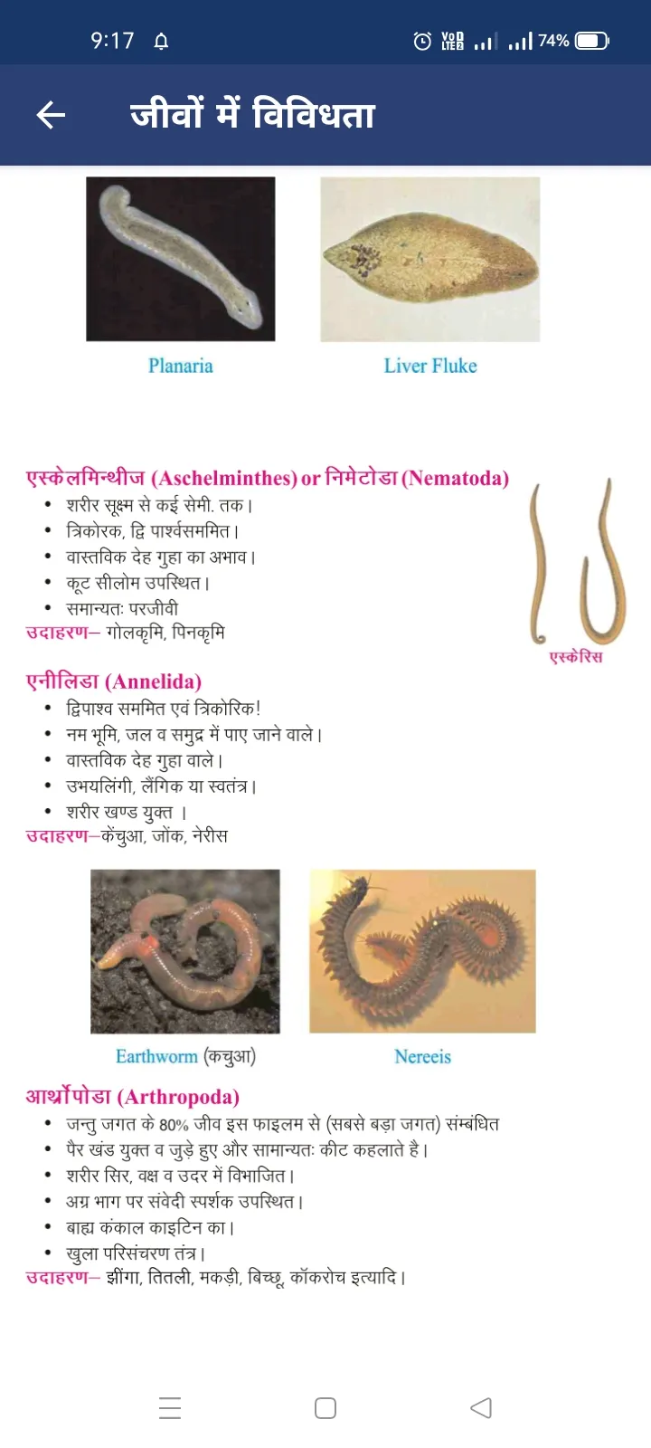 जीव विज्ञान (Biology) कक्षा-9 | Indus Appstore | Screenshot