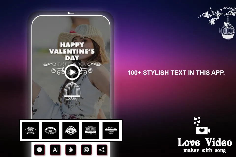 Love Video Maker with Song | Indus Appstore | Screenshot