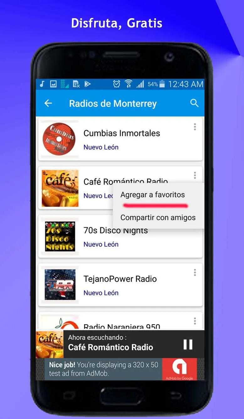 Radios de Monterrey | Indus Appstore | Screenshot