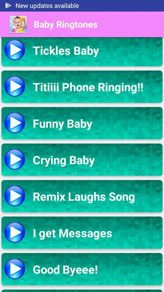 Baby Sounds Ringtones | Indus Appstore | Screenshot