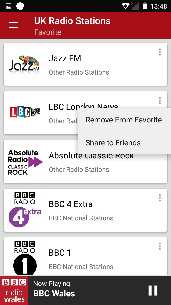 UK Radio Stations | Indus Appstore | Screenshot