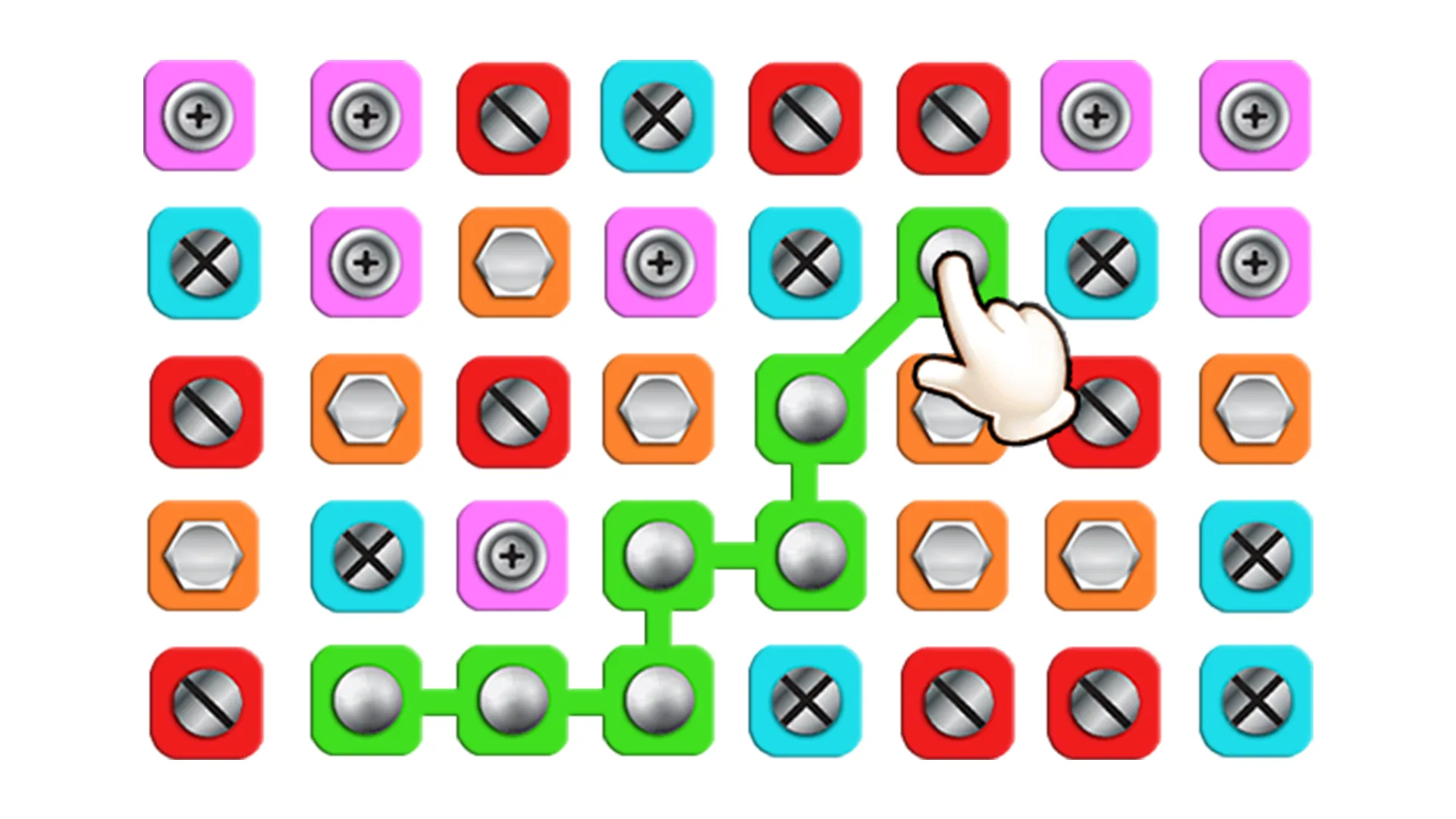 Nuts & Bolts Match 3 Puzzle | Indus Appstore | Screenshot